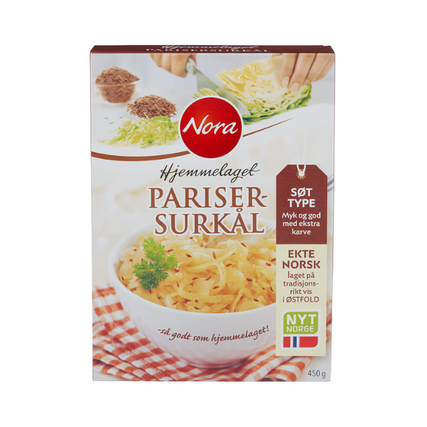 Nora Parisersurkål – Homemade Style Sauerkraut 450g